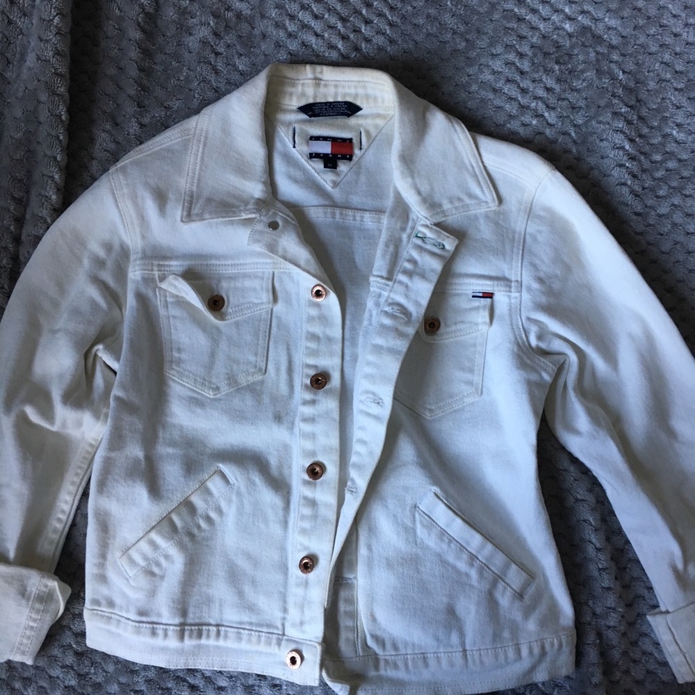 Tommy Hilfiger Small White Jean Jacket